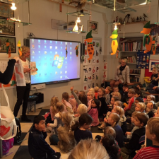 På den internationale skole Henriette Hørlück Skole lærte eleverne om fremskridt i udviklingslande.