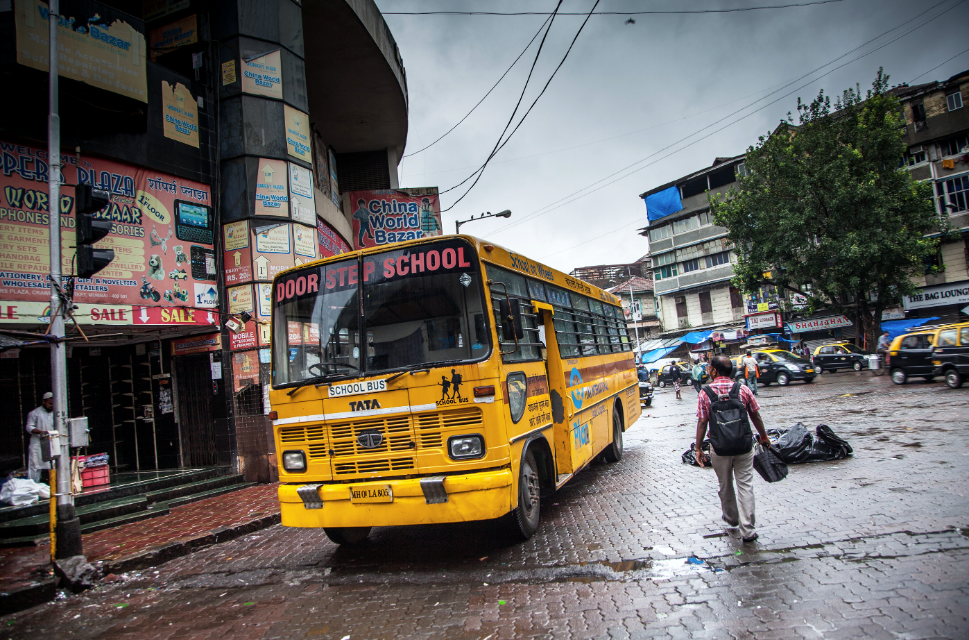 school on wheels mumbai. Foto: Plan Danmark