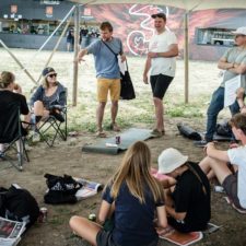 Verdensmålsbingo og quiz på Roskilde Festival 2018. Foto: Malte Kristiansen