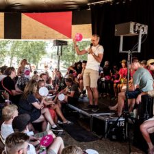 Verdensmålsbingo og quiz på Roskilde Festival 2018. Foto: Malte Kristiansen